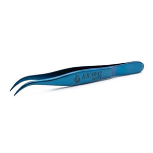 Private Label Black matte Lash Tweezers Fiber Tip Custom Logo Fiber Tip Volume Lash <b>Extension</b> Fiber Tip Eyelash Tweezers - Product Image 4