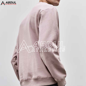 เสื้อสเวตเชิ้ตผู้ชายผ้าคอตตอนผสม คอกลม แขนยาว เหมาะสำหรับใส่ลำลองในฤดูหนาว สไตล์สตรีทแวร์ - Product Image 4