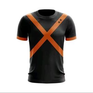 T-shirt homme en maille de coton et polyester, respirant, écologique, col rond, coupe classique, impression sérigraphique, manches courtes - Product Image 2