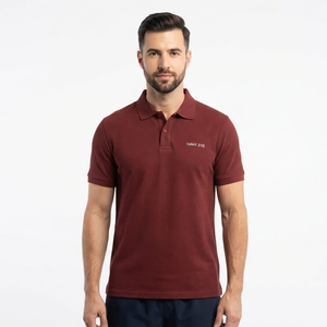 Polo en coton OEM ODM en gros pour hommes, personnalisable avec logo, pour le sport et le quotidien - Product Image 1