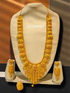 AWAIS HOUSE Collier Hiphop en laiton plaqué or 6 grammes avec diamant serti griffe infini, pour femmes africaines, festivals, mariages et fêtes - Product Image 6