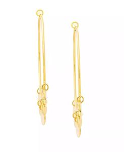 Pendientes de aro colgantes chapados en oro | Macy's - Product Image 2