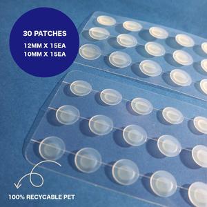 Parches para espinillas 27habits para uso nocturno (30 parches) - Parches hidrocoloides para imperfecciones faciales, pegatinas invisibles para manchas - Product Image 3