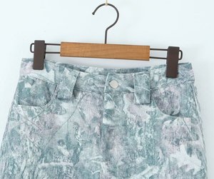 Pantalones Cargo de Cintura Alta para Mujer, Estampados, Holgados, Largos, Estilo Casual de Verano, con Bolsillos, Material de Lona - Product Image 3