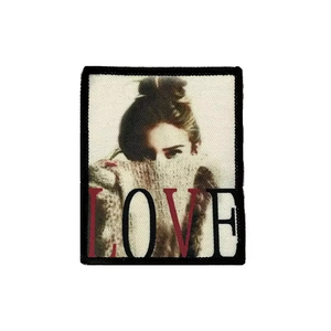 New Design Promotional Nonwoven Felt Sublimation Heat Transfer Iron-<b>On</b> Heart <b>Patches</b> Made of Polyester Plastic for Hats 2026 - Product Image 1