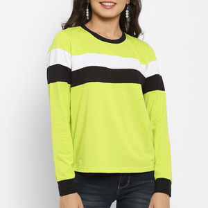 T-shirts pour femmes de haute qualité, couleur unie, sexy, à épaules tombantes, design personnalisé, uni, manches longues, couleur unie, confortables - Product Image 6