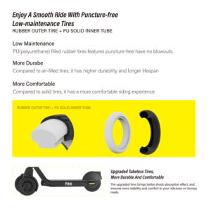 Trottinette électrique personnalisée YIMI avec GPS, IoT, location publique, échange de batterie, trottinette intelligente pour adultes, mobilité partagée, 25 km/h, 10 pouces - Product Image 5