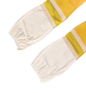 Professional Ventilated Beekeeping <b>Gloves</b> Goatskin Leather Mesh Sleeve Full Finger Touchscreen Compatible Unisex Outdoor Use - Product Image 2