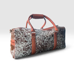 Bolsa de Viaje de Cuero Genuino Estilo Vintage con Cierre de Cremallera, Fabricada con Piel de Vaca, Venta al Por Mayor de Fábrica OEM LHODB-0086 - Product Image 6
