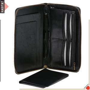 กระเป๋าสตางค์แบบยาวตามสั่งสำหรับผู้ชายผู้หญิงเจ้าบ่าวของขวัญหนังวัวแท้ชั้นแรกทำจากร้านค้าออนไลน์ - Product Image 5