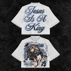 Camisetas de alta calidad para impresión, al por mayor, unisex, de algodón grueso, con etiquetas personalizadas, tallas XS a 5XL, 30 colores en stock. - Product Image 2