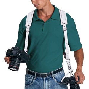 Arnés Profesional para Cámara con Sistema de Doble Correa para Cámaras DSLR y sin Espejo, Cómodo y Ajustable para Pecho y Hombro - Product Image 3