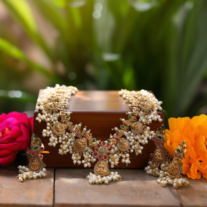 Temple Short Necklace Set-Fashion Jewelry - Product Image 3