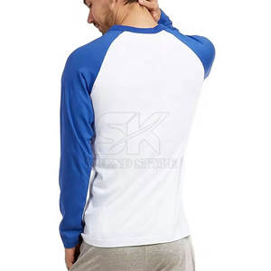 Nuevas Camisetas de Manga Corta Raglán Lisas de Moda Urbana, Camisetas Raglán Lisas en Oferta - Product Image 5