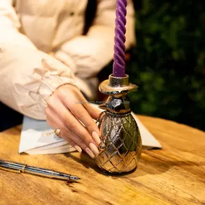 Candelabro de Metal de Lujo Hecho a Mano, Decoración Navideña Premium para el Hogar, Tendencia Mundial, Decoración Interior Moderna - Product Image 4