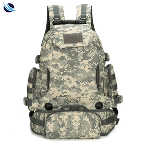 Sac à dos tactique système MOLLE 36-56L en nylon pour randonnée, camping et voyage, avec plusieurs compartiments, unisexe - Product Image 5