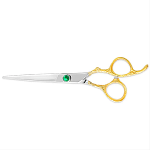 กรรไกรตัดผมระดับมืออาชีพ Tegra Surgical ผลิตจากเหล็กกล้าไร้สนิมคาร์บอนสูง ใบมีดคม ด้ามจับขนาดกลาง หุ้มยาง คุณภาพสูง - Product Image 4