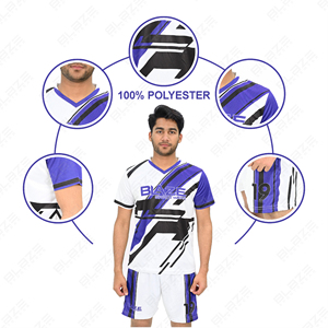 2025 ensemble d'uniformes de football d'entraînement professionnel personnalisé maillot de football à impression numérique complet du corps écologique respirant club de bricolage - Product Image 6