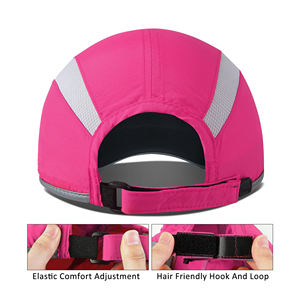 หมวกเบสบอลมี5แผงปักโลโก้กำหนดเองหมวกเบสบอลสำหรับเล่นกีฬาท่องเที่ยวหมวกตาข่ายโฟมแบบเรียบสำหรับผู้ชาย - Product Image 2