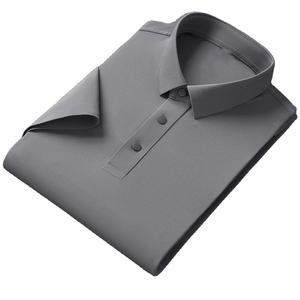 Nuevo Polo de Golf Elástico en 4 Direcciones, Talla Grande, de Alta Calidad, Antiarrugas, de Malla Transpirable, Tejido Sin Costuras, para Hombre - Product Image 2