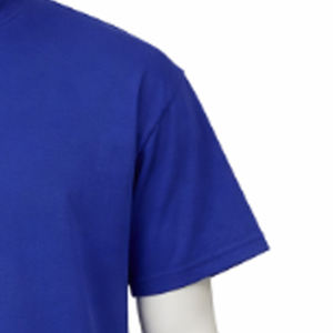 Camiseta de hombre de manga corta, color sólido, 100% algodón, de secado rápido, transpirable, de alta calidad, corte regular, con logo personalizado, para verano. - Product Image 4