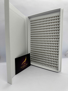 Extensions de cils XL XXL Mega Volume en plateaux, base pointue, en fibre synthétique PBT coréenne, noir mat doux, vente en gros - Product Image 2