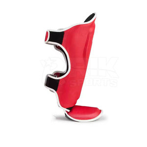 Protège-tibias en cuir de haute qualité pour boxe et MMA, modèle 2026, les plus vendus, avec logo personnalisé - Product Image 6