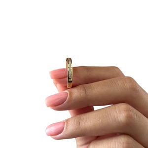 Anillo de Boda de Lujo con Diamantes Cultivados en Laboratorio de 3MM, Certificado por IGI, Media Eternidad, en Oro de 18K, Apilable, para Fiesta - Product Image 2