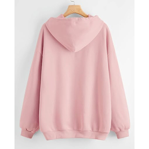 เสื้อฮู้ดซิปสีพื้นเรียบง่ายทันสมัย เนื้อผ้าหนานุ่ม ใส่สบาย ระบายอากาศได้ดี ไซส์ใหญ่พิเศษ - Product Image 2