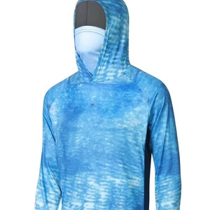Custom Logo Men Lightweight Long Sleeve Outdoor Sports Fishing Wear Quick Dry Upf 50 <b>Sun</b> Protection Fishing Hoodie Fishing <b>Shirt</b> - Product Image 5