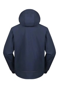 Men Waterproof <b>Ski</b> <b>Jacket</b> Hooded Synthetic Insulation Navy <b>Yellow</b> Color Block Outdoor Wear - Product Image 2