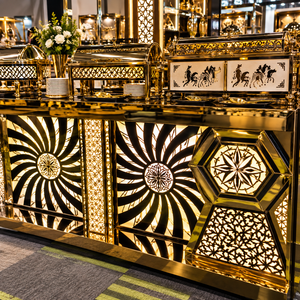 Comptoir de buffet King International en acier inoxydable, luxueux, classique, moderne, pour une utilisation en intérieur/extérieur, avec livraison rapide - Product Image 6