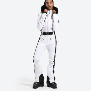 Traje de Esquí de Una Pieza para Mujer, Impermeable, con Cuello de Piel, Traje de Esquí para Mujer, Traje de Snowboard para Hombre, Traje de Esquí Aislado - Product Image 4