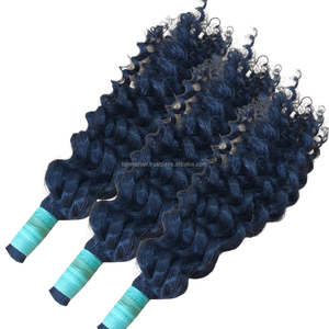 Paquetes de cabello Remy virgen crudo indonesio Natural suave rizado 100% cutícula de cabello humano alineada para extensiones de trama Genius - Product Image 2