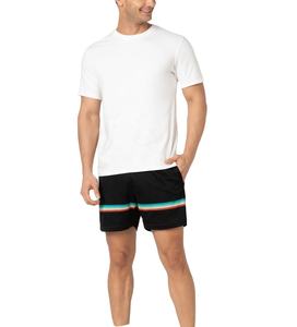 กางเกงบาสเก็ตบอลตาข่ายคุณภาพสูง เป็นมิตรกับสิ่งแวดล้อม แบบลำลอง ความยาวระดับเข่า สั่งทำโลโก้ได้ ปักลายสไตล์เรโทรสำหรับผู้ชาย - Product Image 5