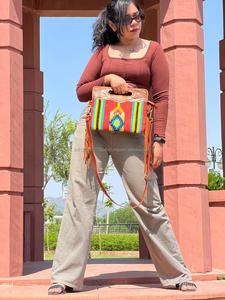 กระเป๋าถือหนังแท้สะพายข้างสำหรับผู้หญิงใหม่ล่าสุดแบบตะวันตกกระเป๋าถือหนังแท้ - Product Image 4