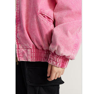High Quality Quilted <b>Work</b> Cropped Zip Casual Wear Exclusive Wholesale Custom <b>Jackets</b> Women Breathable <b>Canvas</b> Tailored OEM ODM - Product Image 2