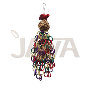Juguetes Ecológicos para Pájaros Medianos de Java Eco-Friendly Rattan Chain Gang L, Suministros Sostenibles - Product Image 1