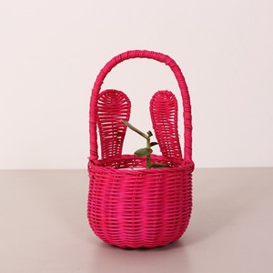 Kids playtime accessories woven rattan <b>easter</b> <b>egg</b> hunt basket great quality natural baskets - Product Image 1