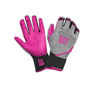 Professional Baseball Catcher Batting Gloves OEM Wholesale Custom Logo Leather Palm Anti Slip Grip Breathable Unisex Left-handed - Product Image 1