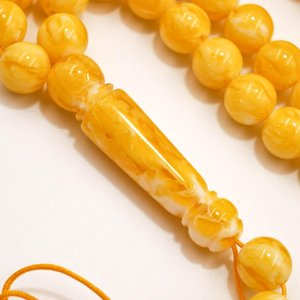 Tasbih de Resina de Diseño Personalizado de Lujo, Contador de Oraciones Islámico para la Adoración en la Mezquita, Dhikr Diario y Regalos Religiosos - Product Image 5