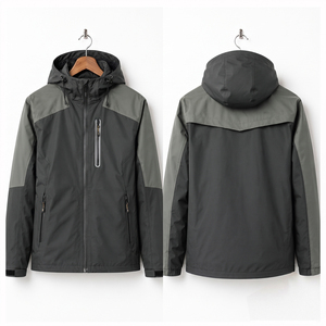 New Arrival Waterproof Jacket for Men Lightweight Jacket Windproof Hiking Winter Coat Tactical <b>Wind</b> <b>Breaker</b> Jacket - Product Image 3