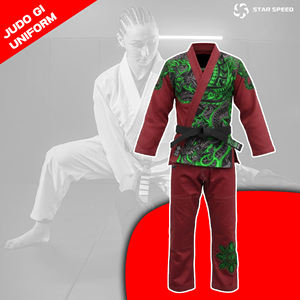 ชุดยูโดคุณภาพพรีเมียมสำหรับเด็กและผู้ใหญ่ ชุดคาราเต้สำหรับนักเรียนน้ำหนักเบา พร้อมเข็มขัด ชุดยูนิฟอร์มสำหรับศิลปะการต่อสู้ - Product Image 5