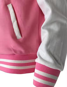 Veste d'hiver haut de gamme en laine épaisse, vêtements d'extérieur sur mesure, veste de baseball pour homme, vente en gros, usine de fabrication de vestes de baseball pour homme. - Product Image 3