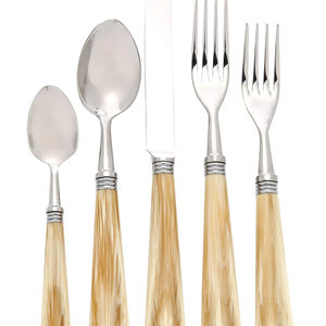 Ensemble de couverts en acier inoxydable de qualité supérieure pour l'industrie hôtelière et de la restauration, durables et réutilisables, fournitures de table. - Product Image 1