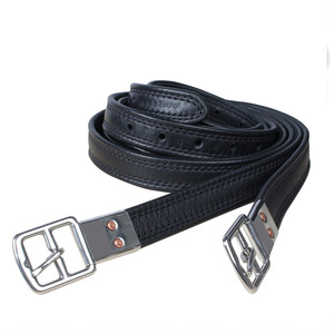 Estribos de Cuero Vacuno Genuino de Alta Calidad con Hebillas de Acero Inoxidable, Tamaños Personalizables, Producto Ecuestre - Product Image 1