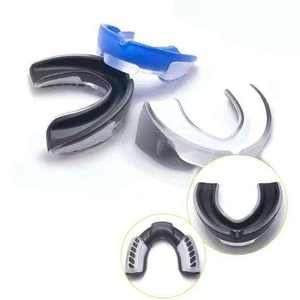 Soft Silicone Mouth Guard for Contact <b>Games</b> High Performance Mouth Guard for Sports Use Triple Layer Mouth Guard - Product Image 5