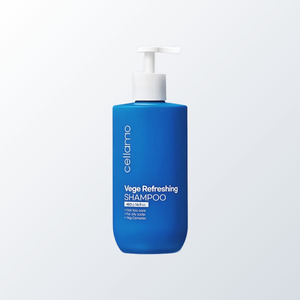 Champú refrescante Cellamo Korean Vege, fabricado en Corea, 480g, aroma natural Blue Bule, de los fabricantes de productos para el cuidado del cabello. - Product Image 3