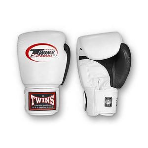 Gants de boxe sur mesure pour jumeaux, les plus vendus, en cuir véritable à 100 %, fermeture auto-agrippante, pour Muay Thai, Sanda et arts martiaux - Product Image 2