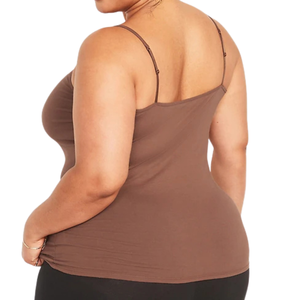 Camiseta sin mangas de algodón tejido con cuello redondo para mujer, elegante, para oficina, para el fin de semana, para el día a día, esencial de moda, de secado rápido - Product Image 6